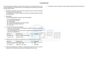 FZ8-S FZ8 FAZER 800 (4P2K 4P2L 4P2M) drawing .3-Foreword