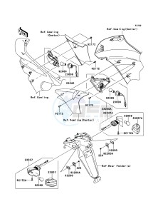 ER-6f ABS EX650B6F GB XX (EU ME A(FRICA) drawing Turn Signals