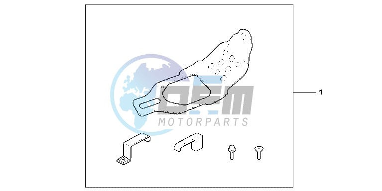 ALUMINIUM SKI D PLATE