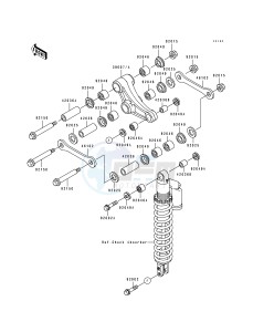 KX 500 E [KX500] (E1-E3) [KX500] drawing SUSPENSION