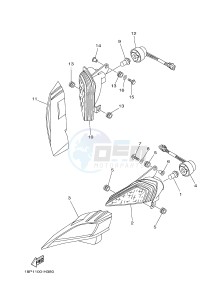 YFZ450R YFZ450RSEB YFZ450R SPECIAL EDITION (18PM 18PN) drawing HEADLIGHT