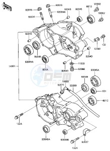 KX 80 J [BIG WHEEL] (J2) [BIG WHEEL] drawing CRANKCASE