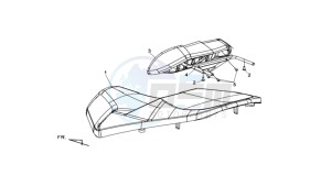 MAXSYM 400 EFI drawing BUDDYSEAT