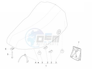 Liberty 125 4T Delivery E3 NEXIVE drawing Saddle/seats