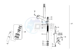 X9 180 Amalfi drawing Front Fork