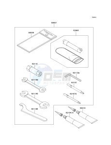 KVF 650 D ([BRUTE FORCE 650 4X4] (D6F-D9F) D6F drawing OWNERS TOOLS