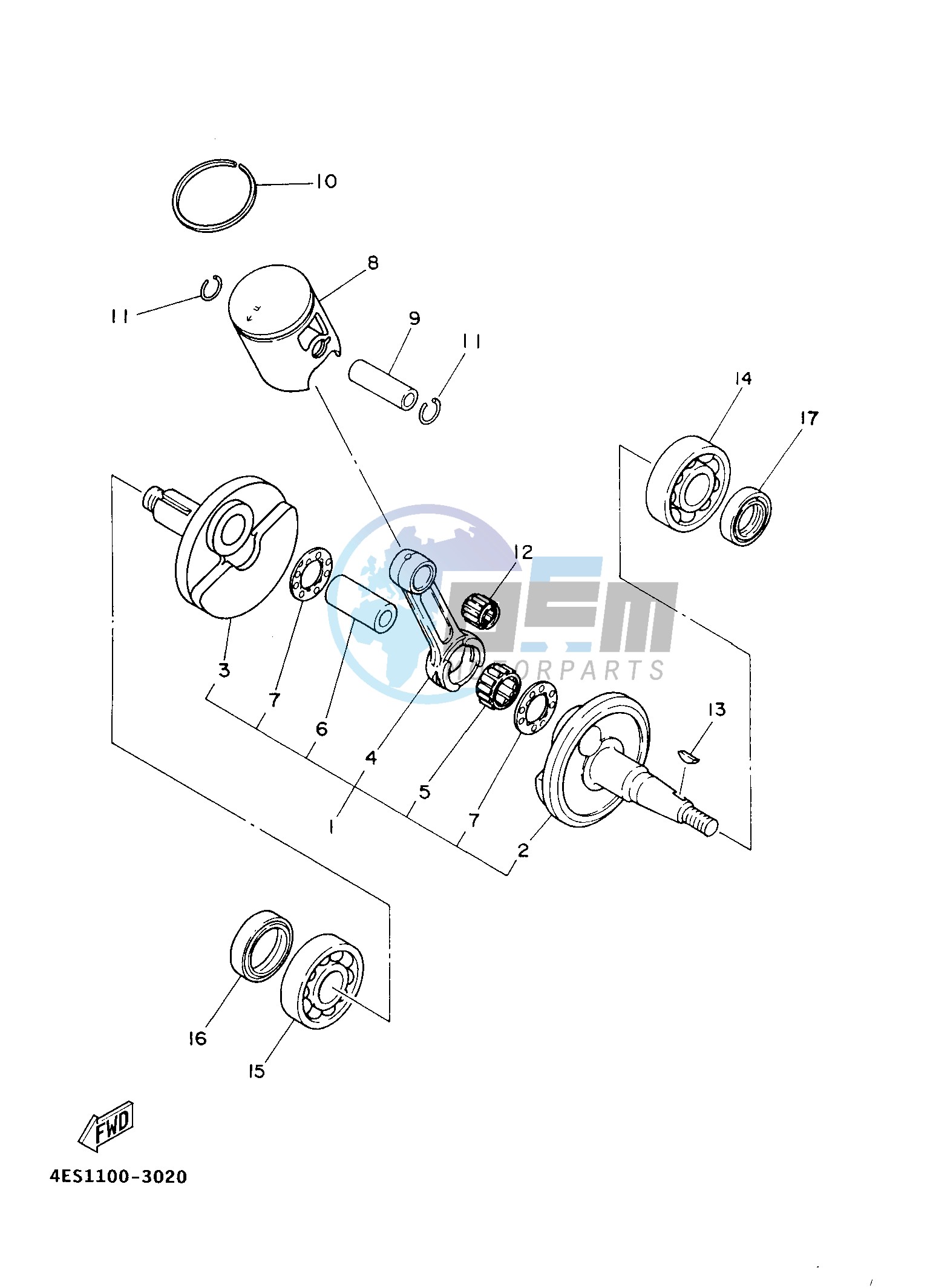 CRANKSHAFT & PISTON