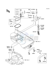 JET_SKI_STX-15F JT1500AFF EU drawing Hull Rear Fittings