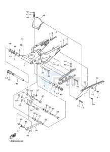 YZF-R1 YZF-R1E 998 R1 (2SG3) drawing REAR ARM