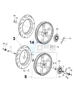 TWEET 50 VA X drawing WHEELS