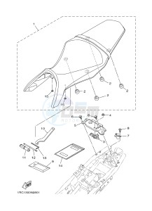 MT09A MT-09 ABS 900 (2DR7 2DR8) drawing SEAT