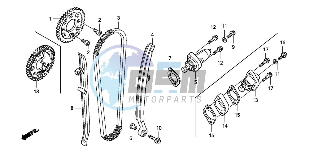 CAM CHAIN/TENSIONER