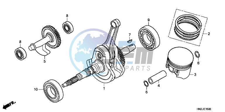 CRANKSHAFT/ PI STON