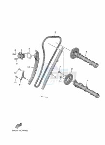 YXE1000EW YX10ERPAN (B4MF drawing CAMSHAFT & CHAIN