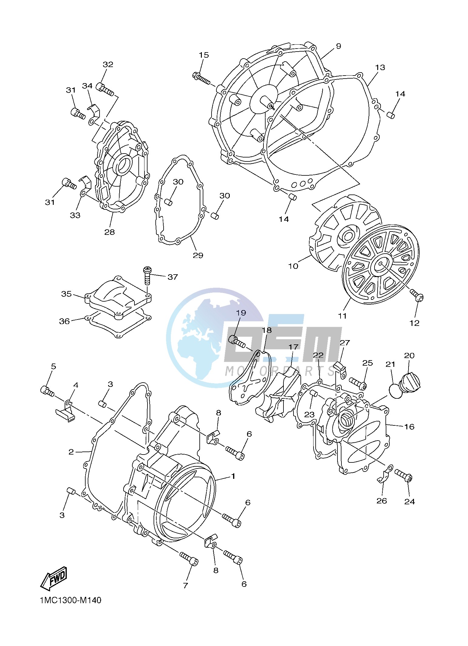 CRANKCASE COVER 1