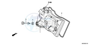 NC700XC drawing CYLINDER HEAD COVER