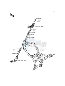 Z900 ABS ZR900BHF XX (EU ME A(FRICA) drawing Frame