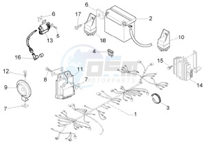 X8 125 PM36200-PM36300 drawing Electrical device-electric horn