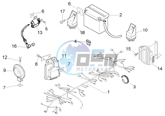 Electrical device-electric horn