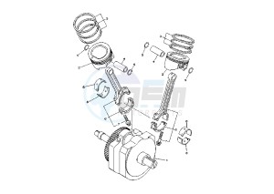 XV WARRIOR 1700 drawing CRANKSHAFT PISTON