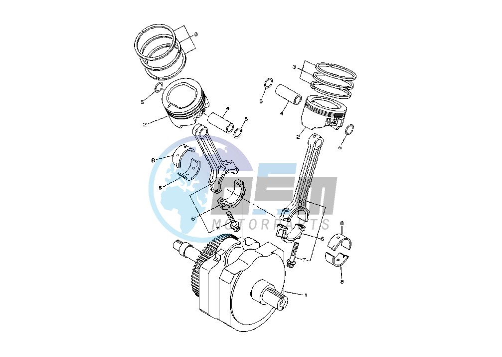 CRANKSHAFT PISTON