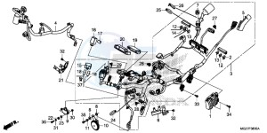 CB500XAE CB500X ABS UK - (E) drawing WIRE HARNESS