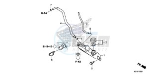 SH125DSE SH125DS UK - (E) drawing RESERVE TANK