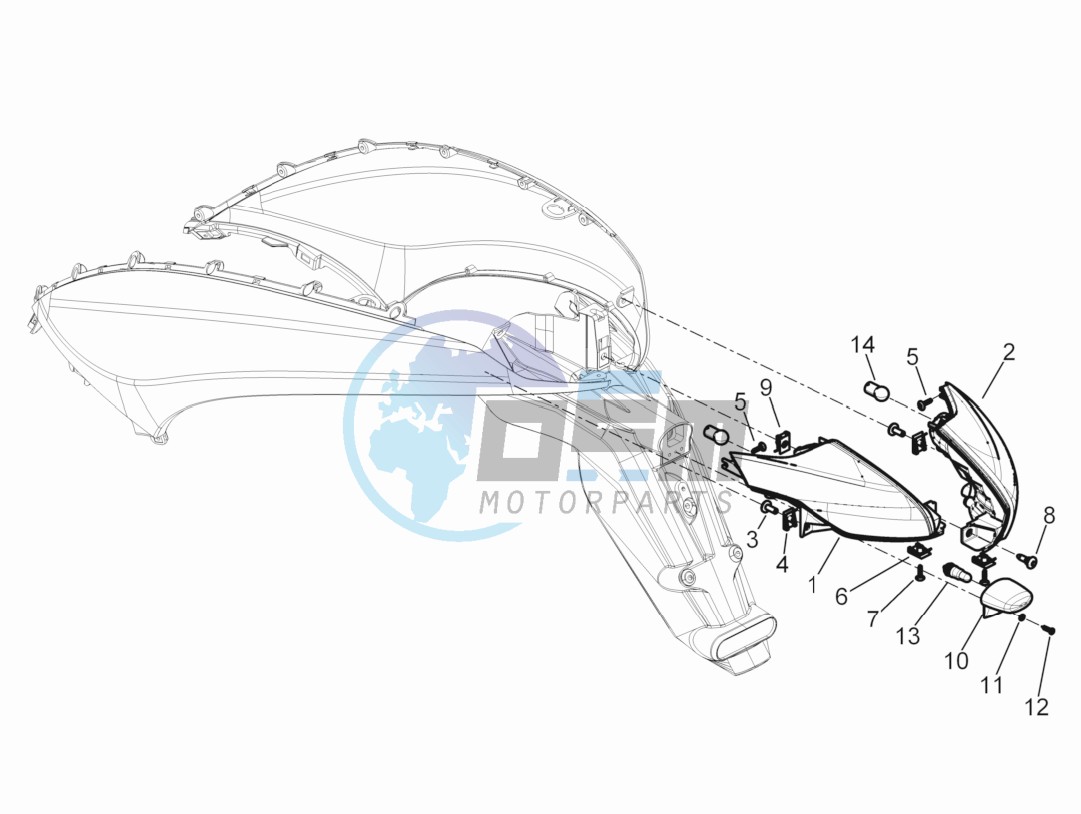 Rear headlamps - Turn signal lamps