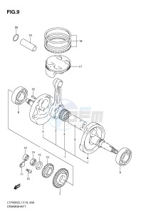 LT-R450 (E19) drawing CRANKSHAFT (LT-R450L1 E19)