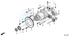 TRX500FPAC drawing HONDAMATIC