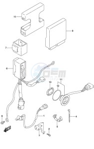 DF 60A drawing PTT Switch/Engine Control Unit