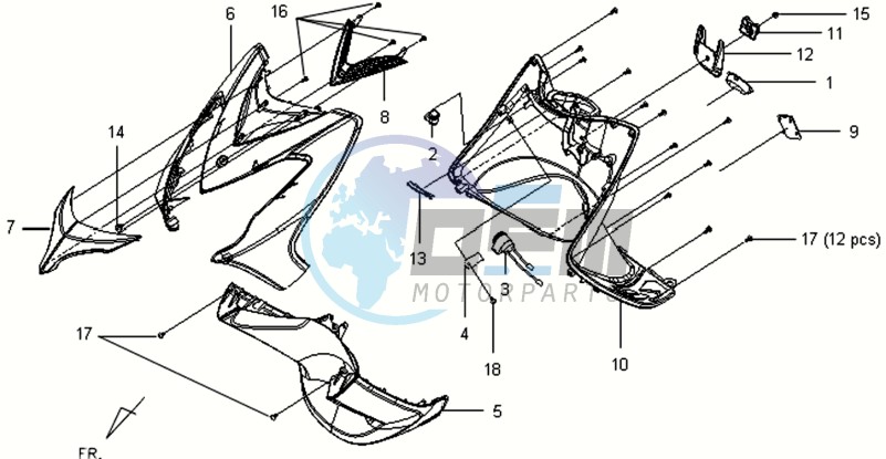 COWLING FRONT / COWLING INNER