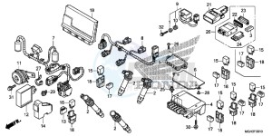 VFR1200XC drawing SUB HARNESS