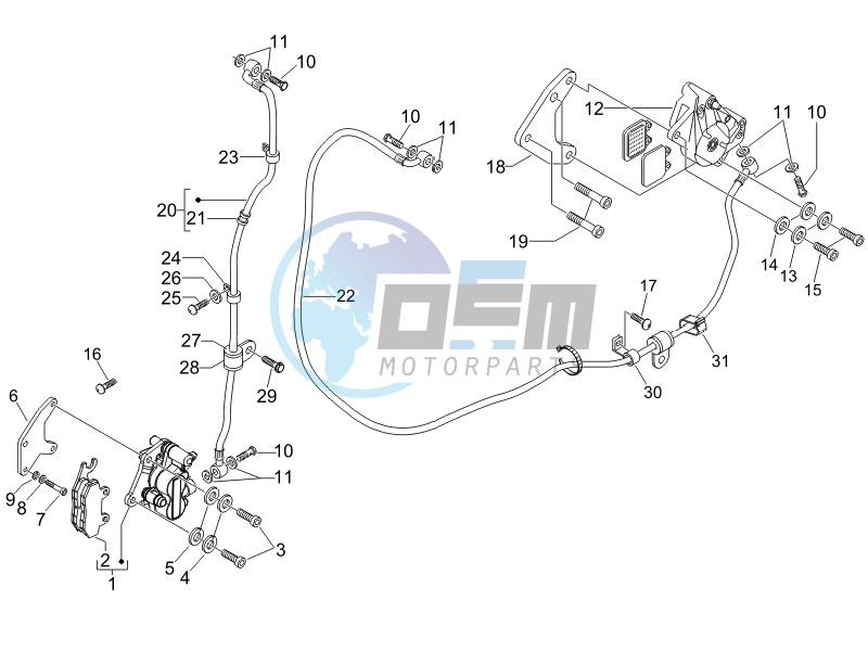 Brakes hose  - Calipers