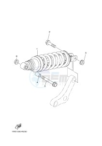 MT07A MT-07 ABS 700 (BU21) drawing REAR SUSPENSION