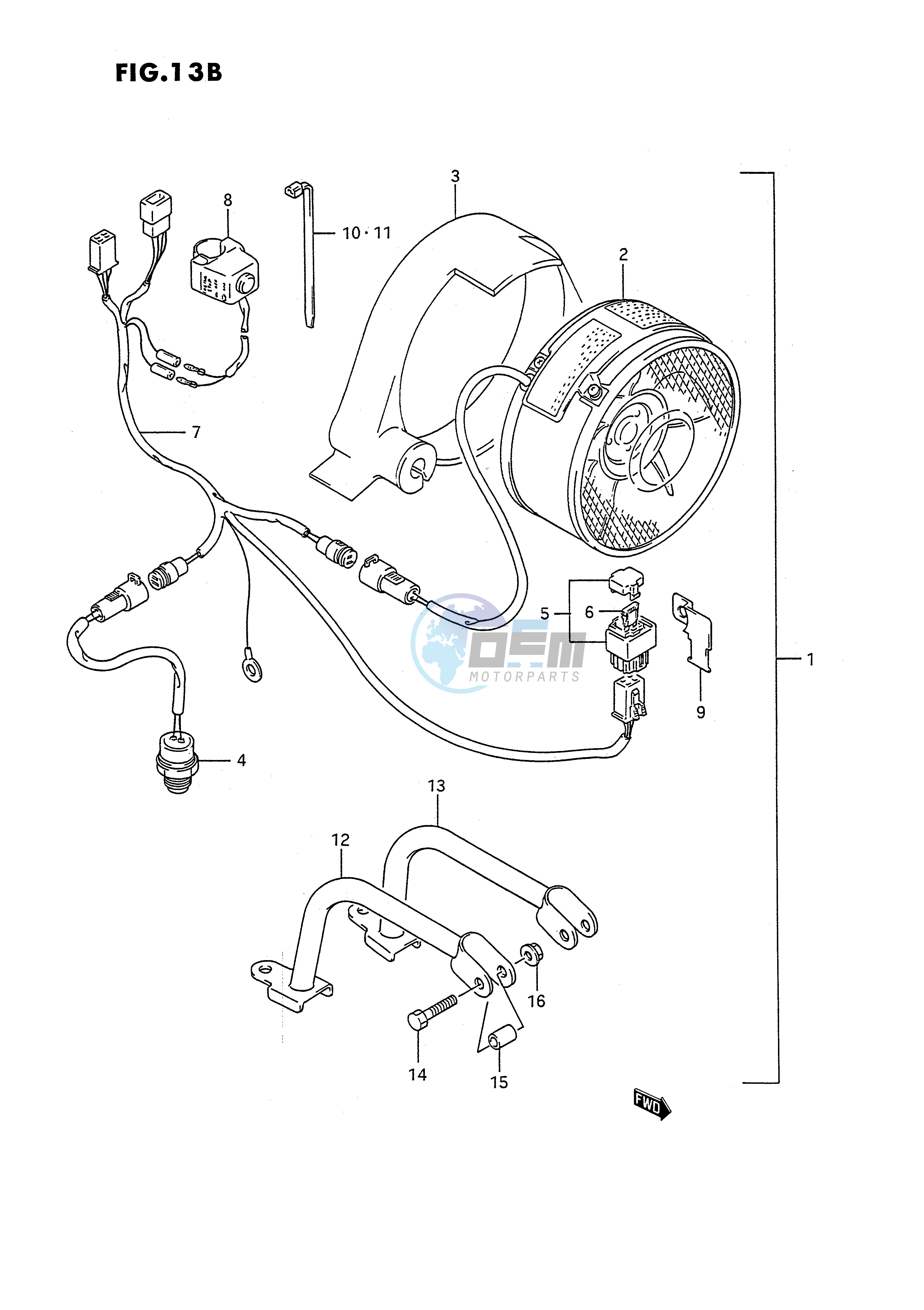 COOLING FAN (MODEL J K L OPTIONAL)