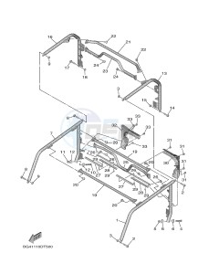 YXF850ES YXF85WPSJ WOLVERINE X (BG4A) drawing GUARD 2