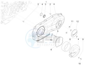 946 150 4T 3V ABS ARMANI (APAC) (A, C) drawing Crankcase cover - Crankcase cooling