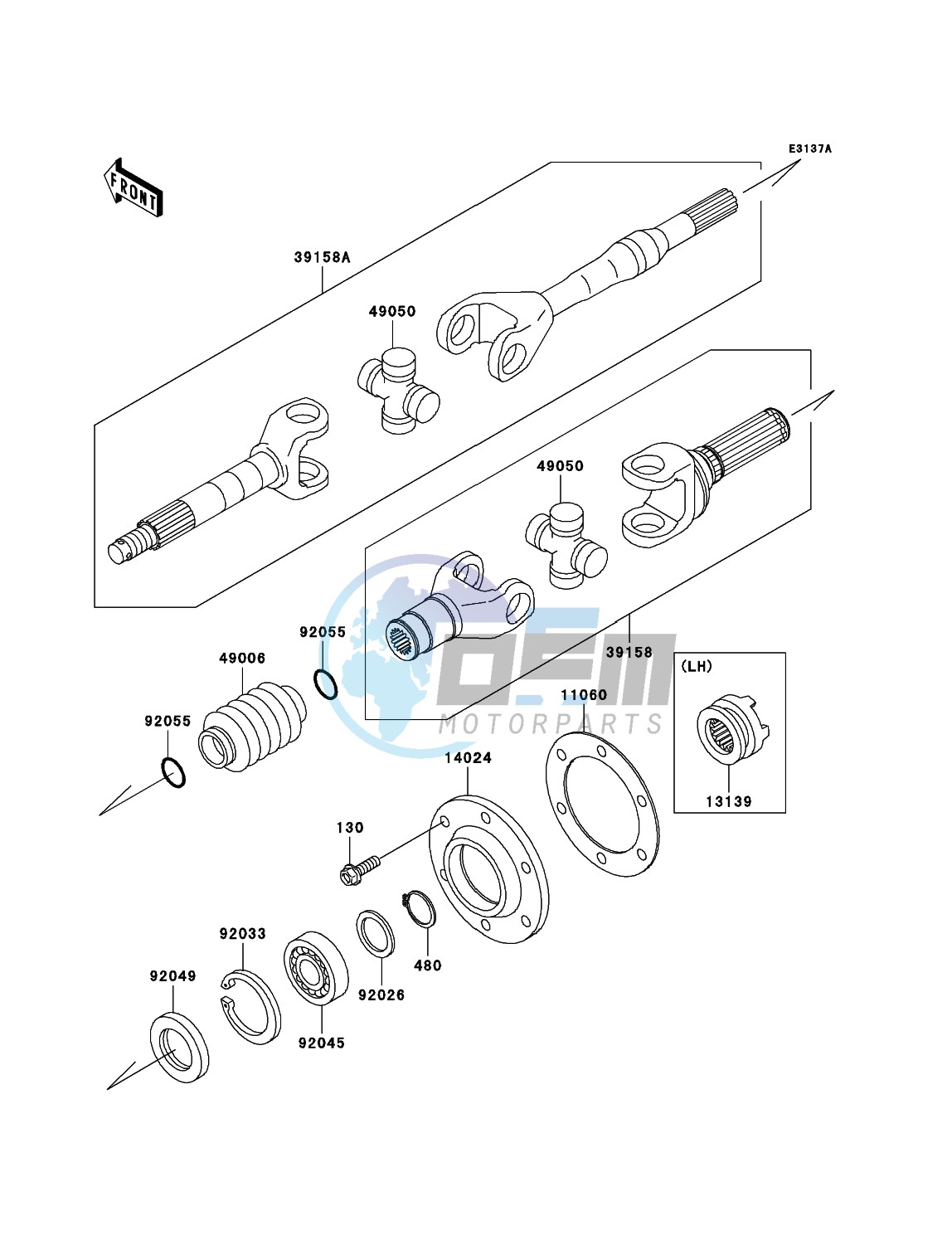 Drive Shaft-Rear