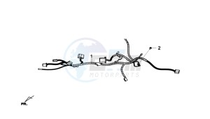 GTS 125I (L8) EU EURO4 drawing WIRE HARNESS