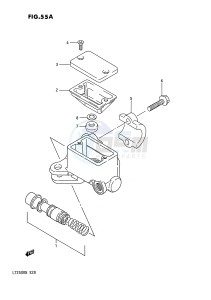 LT250R (E28) drawing FRONT MASTER CYLINDER (MODEL M N)