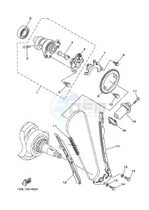 YFM700R (BCXR) drawing CAMSHAFT & CHAIN