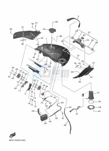 NIKEN GT MXT890D (BFD3) drawing FUEL TANK