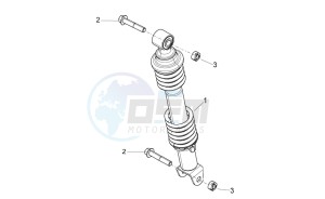 Sport City One 50 2t 2v e3 drawing Rear Shock absorber