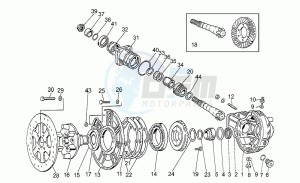 Strada 750 drawing Rear bevel gear