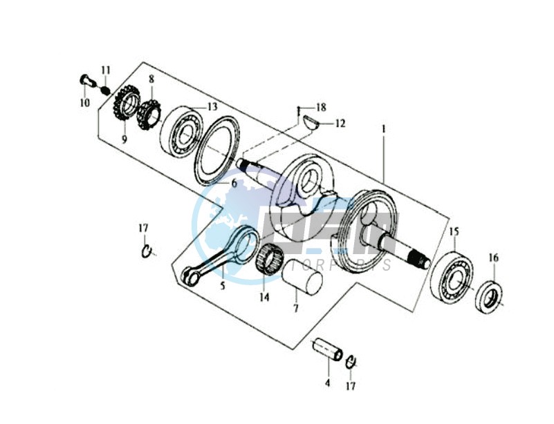 CRANKSHAFT / PISTON / PISTON RING