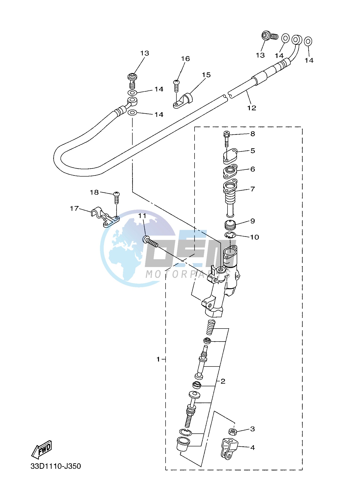 REAR MASTER CYLINDER