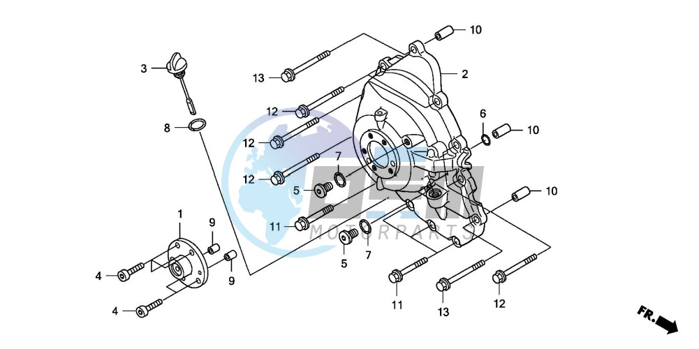 RIGHT CRANKCASE COVER