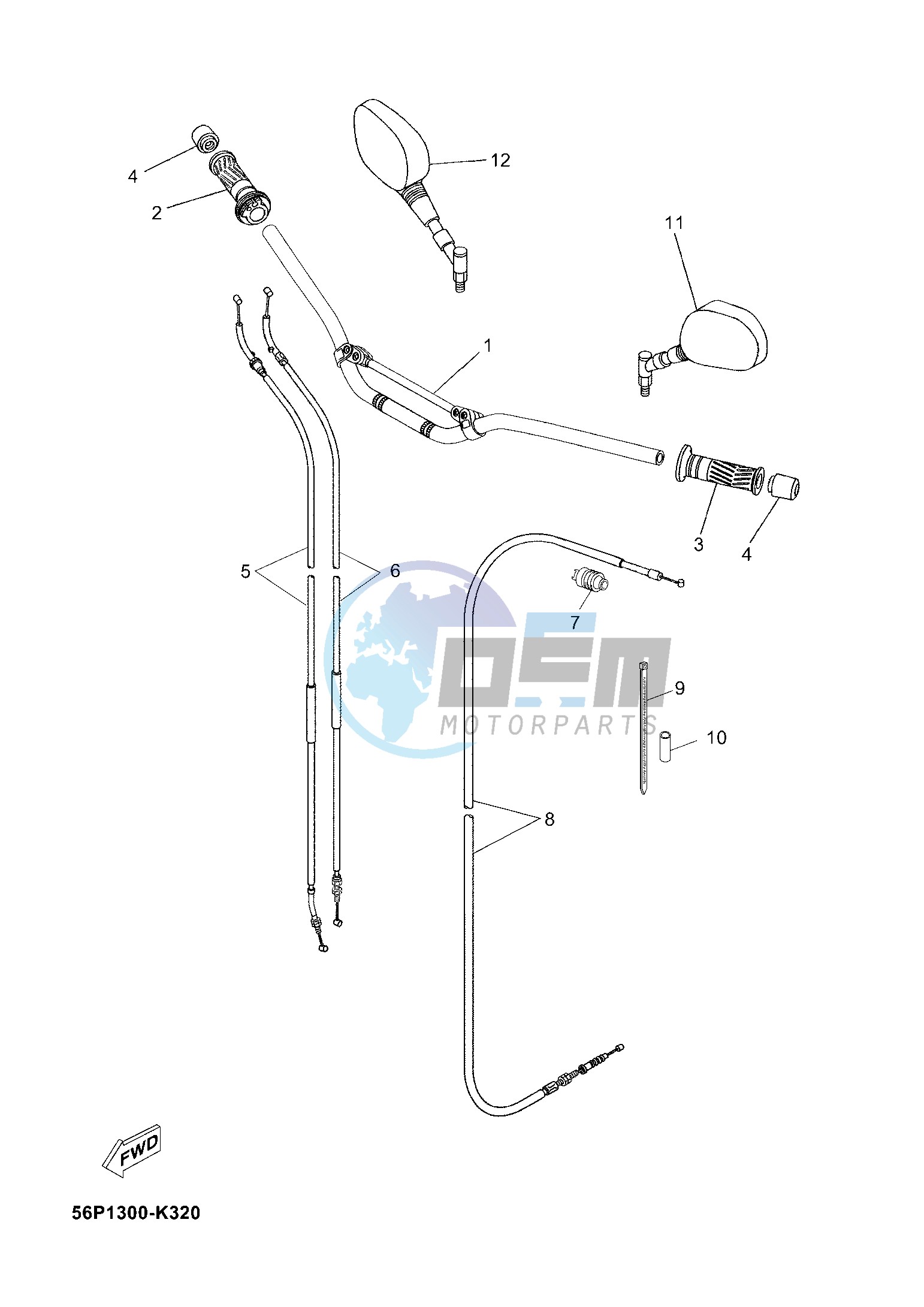 STEERING HANDLE & CABLE