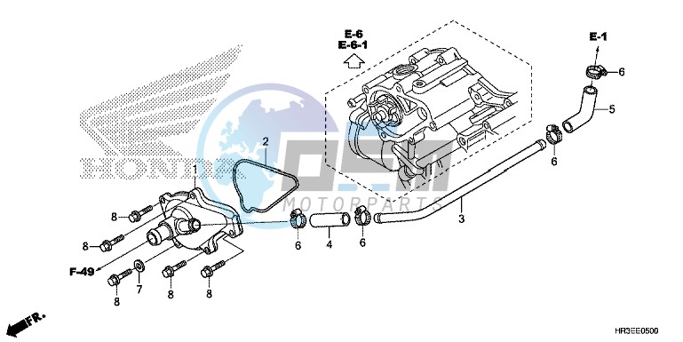 WATER PUMP COVER